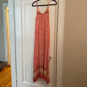 Printed vibrant maxi dress